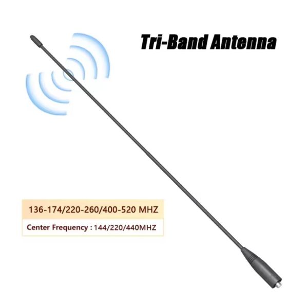 Original NA-320A Nagoya Antenna High Gain SMA-F Tri-Band HT Aerial 144-220-440Mhz For UV-26 UV-25 DM-32 UV-K6 Iradio UV-88 Radio - Image 3