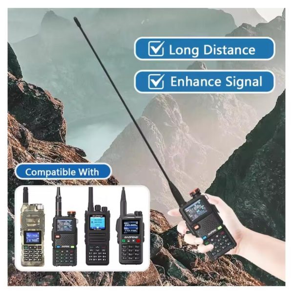 Original NA-320A Nagoya Antenna High Gain SMA-F Tri-Band HT Aerial 144-220-440Mhz For UV-26 UV-25 DM-32 UV-K6 Iradio UV-88 Radio - Image 5