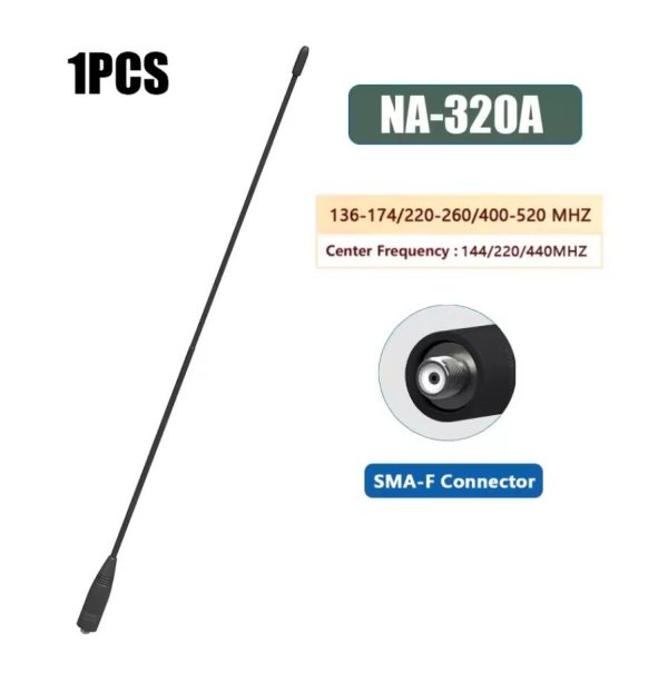 Original NA-320A Nagoya Antenna High Gain SMA-F Tri-Band HT Aerial 144-220-440Mhz For UV-26 UV-25 DM-32 UV-K6 Iradio UV-88 Radio - Image 7
