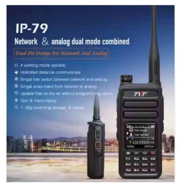 TYTERA POC+ analog dual mode cross mode TYT IP-79 poc radio 4G network walkie talkie