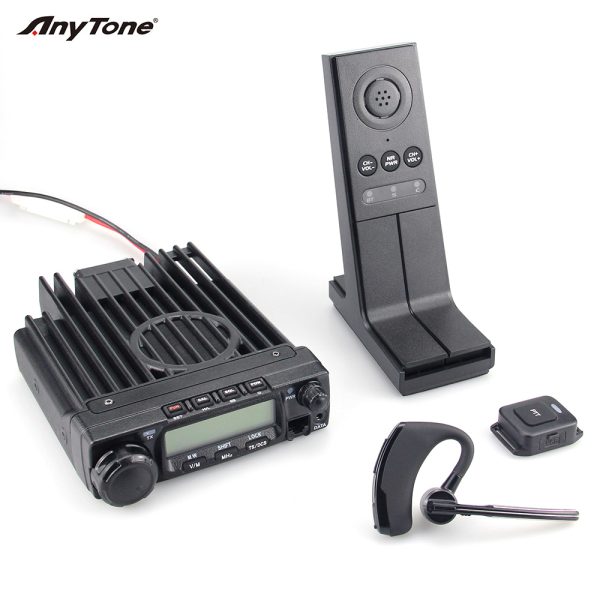 2025 Anytone AT-588Max 70W Bluetooth Mobile Transceiver with Air Band & 512 Channels - Image 2
