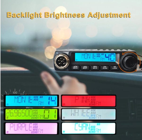 TYT European CB Mini Walkie Talkie FM/AM Citizen Band 11 Meters Car Radio 4W 40Channels 26.96500-27.40500MHz 27MHz Mobile Transceiver - Image 6