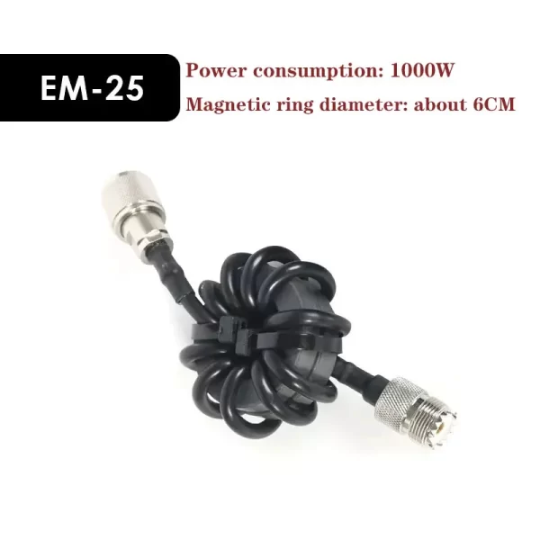 Shortwave choke magnetic ring 1.8-30MHz suitable for HF shortwave radio to suppress common mode current and anti-interference
