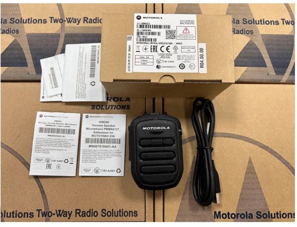 Original Motorola Two Way Radio R7 ion Walkie Talkie WM500 wireless remote speaker microphone PMMN4127