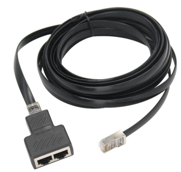 Adapted To Zastone D9000 Radio Handheld Extension Cable 8P One In Two Adapter ICOM IC2730A 2720 Microphone Extension Cable
