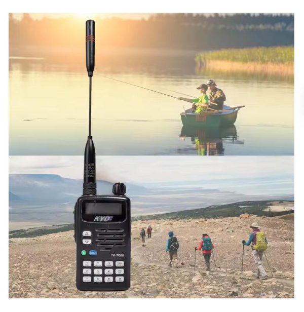 2m 70cm SMA Male Antenna,VHF UHF Soft Antenna for 136-174/400-470Mhz Walkie Talkie YAESU/Vertex VX-3R VX-6R VX-150 FT-60R Radio - Image 2