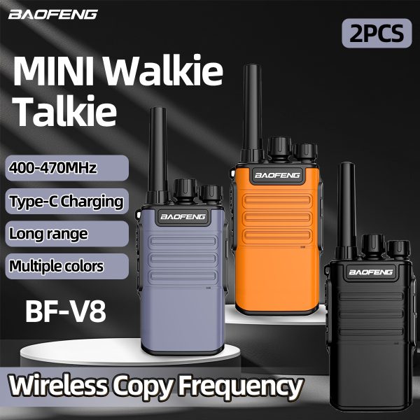 2PCS Baofeng Mini Walkie Talkie Free Shipping