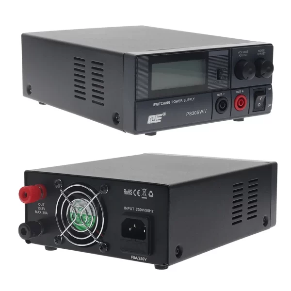 QJE Power Supply PS30SWIV 13.8V 30A Regulated Switching Power Supply Base Radio Transceiver Regulator PS30SW IV four generation