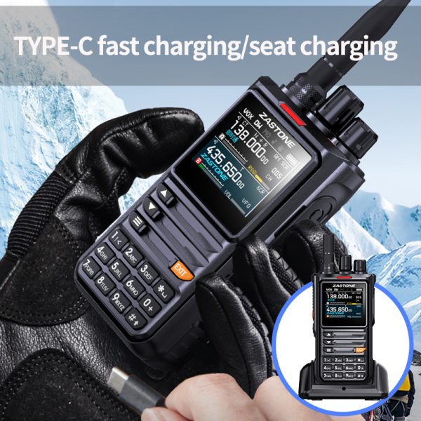 ZASTONE M8 10W Ham 2 Way Radio AM Air Aviation Band High Power Walkie-Talkie APP programming noise - Image 3