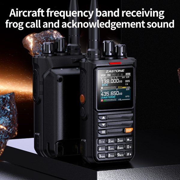 ZASTONE M8 10W Ham 2 Way Radio AM Air Aviation Band High Power Walkie-Talkie APP programming noise - Image 5