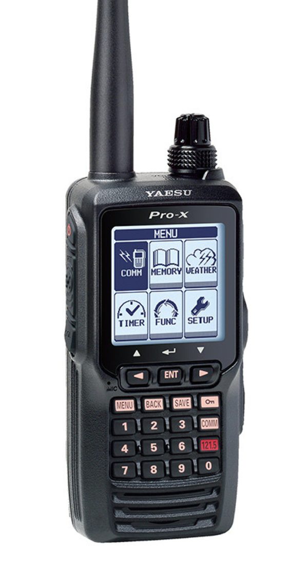Yaesu FTA-550LHandheld Airband Transceiver w/ILS (Localizer) & VOR Navigation