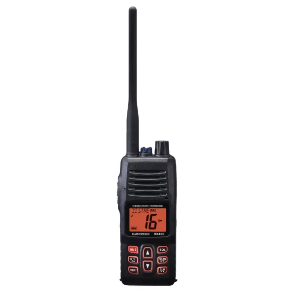 Standard Horizon Marine VHF Walkie Talkie Submersible Waterproof Intrinsically Safe w/NOAA HX400IS