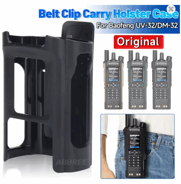 Original Belt Clip Hoster For Baofeng DM-32 Walkie Talkie Belt Holster Case UV32 Radio Belt Holder Case with Clip DM32 Accessory