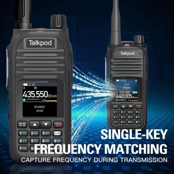 Talkpod A36SE UHF VHF FM Airband Amateur Radio Multi-Band Portable Transceiver Long Range HAM Walkie Talkie - Image 6