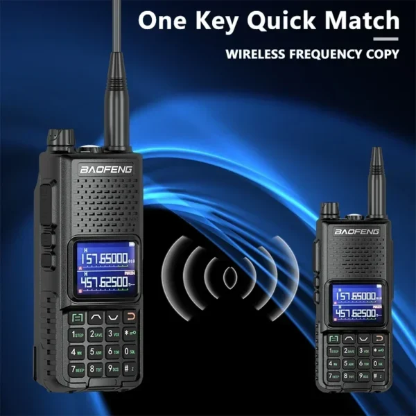 Baofeng UV-30H Pro Max 13W Walkie Talkie Tri-Band Type-C Charging FM High Power NOAA 999 Channel CB Two Way Radio Long Range DTMF - Image 4
