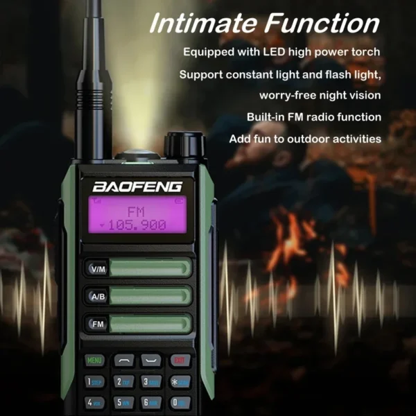 Baofeng UV-16 Professional Walkie Talkie Type-C Charger Long Range Two Way Radio - Image 6