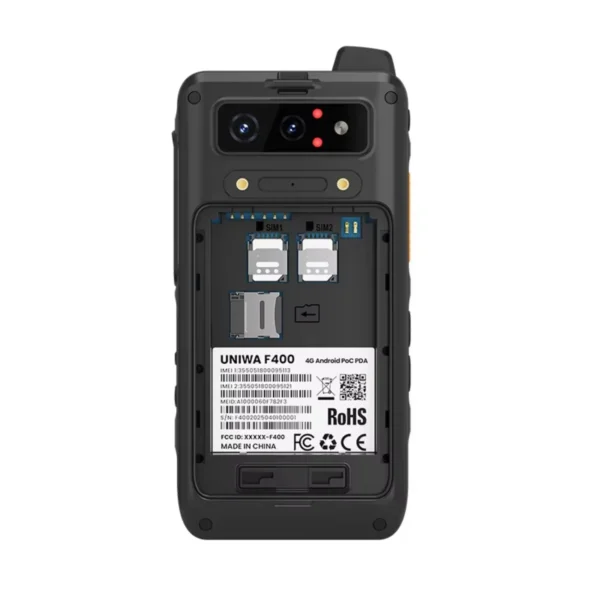UNIWA F400 4G Smartphone 4" Android15 PoC Radio SOS NFC Global Edition Zello Walkie Talkie - Image 6