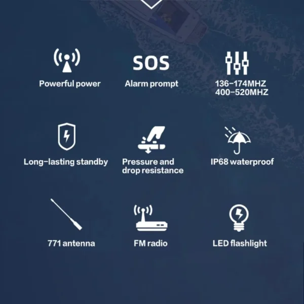 Baofeng UV-98 Pro Walkie Talkie Wireless Communication 2-Way Radio Ham Long Range Two-way Transceiver For Hunting Camping - Image 6