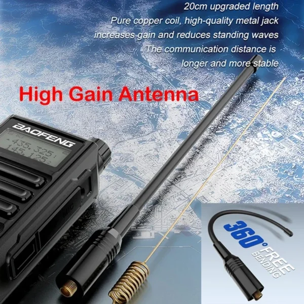 Baofeng UV-16 Professional Walkie Talkie Type-C Charger Long Range Two Way Radio - Image 5