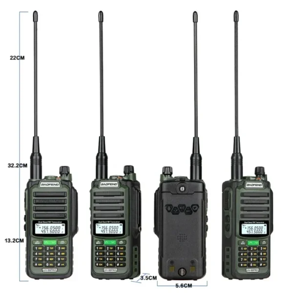 Baofeng UV-98 Pro Walkie Talkie Wireless Communication 2-Way Radio Ham Long Range Two-way Transceiver For Hunting Camping - Image 4