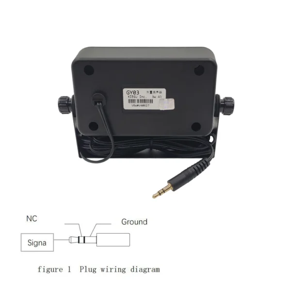 3.5mm XIEGU GY03 External Speaker For XIEGU X6100 G1M Walkie Talkie HF Radio TYT TH-9800 QYT KT-8900 Mobile Radio - Image 3